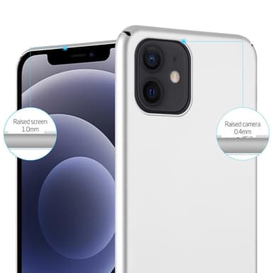 iPhone 12 MINI Suojakuori Kotelo (Hopea)