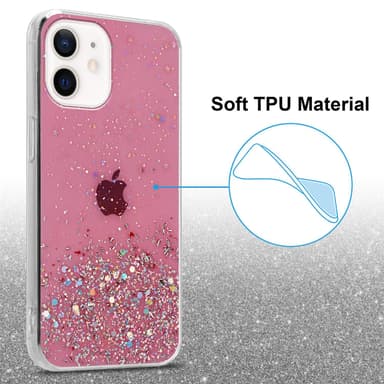 iPhone 12 MINI Suojakuori Kotelo (Vaaleanpunainen)