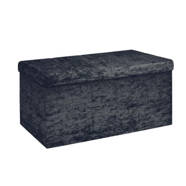 Taitettava Jakkara Penkki 49x30x30cm (musta)