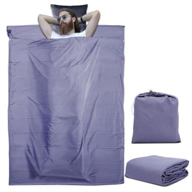 Makuupussi Travel 115x 210 cm Untuvapussi (violetti)