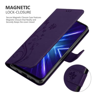 Honor 9X Suojakuori Lompakkokotelo (Violetti)