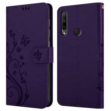 Honor 9X Suojakuori Lompakkokotelo (Violetti)