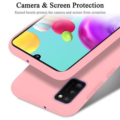 Samsung Galaxy A41 Suojakuori Kotelo (Vaaleanpunainen)