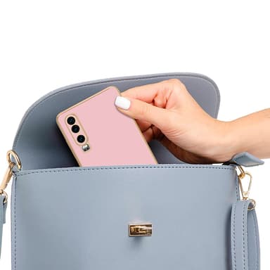 Huawei P30 Suojakuori Case Cover (Vaaleanpunainen)