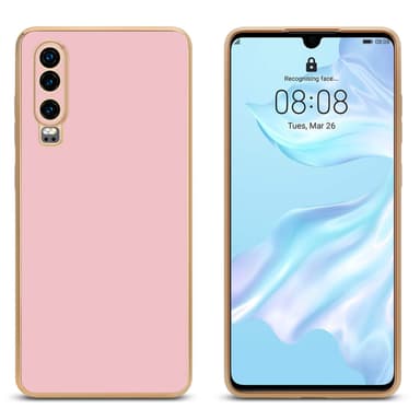 Huawei P30 Suojakuori Case Cover (Vaaleanpunainen)