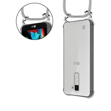 LG K10 2016 Suojakuori Kotelo (harmaa)