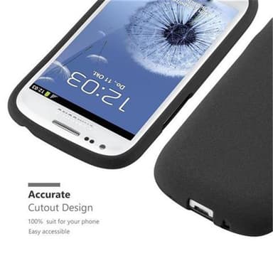 Suojakuori Samsung Galaxy S3 MINI Kotelo (Musta)