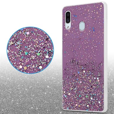 Samsung Galaxy A40 Suojakuori Kotelo (Violetti)