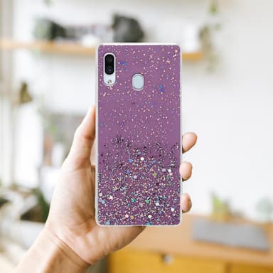 Samsung Galaxy A40 Suojakuori Kotelo (Violetti)