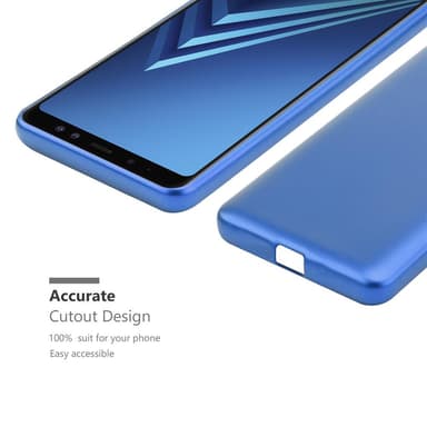 Samsung Galaxy A8 2018 Suojakuori Kotelo (Sininen)
