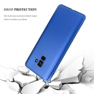 Samsung Galaxy A8 2018 Suojakuori Kotelo (Sininen)
