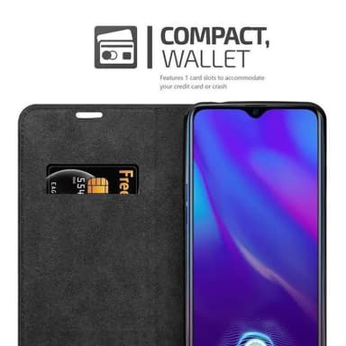 Oppo R17 NEO Suojakuori Lompakkokotelo (Ruskea)
