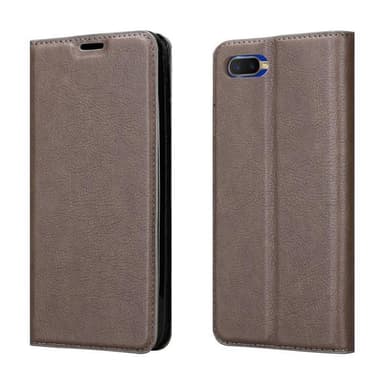 Oppo R17 NEO Suojakuori Lompakkokotelo (Ruskea)