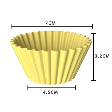 24x Muffinsimuotti silikoni Cupcake muotit