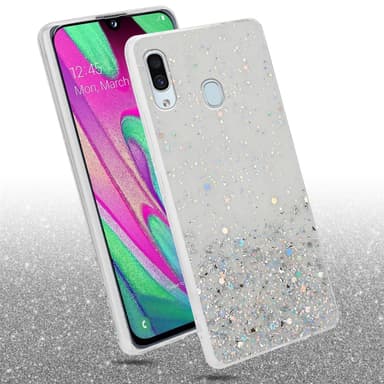 Samsung Galaxy A40 Suojakuori Kotelo (Läpinäkyvä)