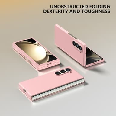 SKALO Samsung Z Fold6 Ultrathin Skin-touch Fold Suojakuori - Pinkki