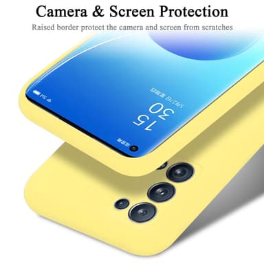Oppo Reno6 PRO 5G Suojakuori Kotelo (Keltainen)