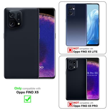 Oppo FIND X5 Suojakuori Kotelo (Violetti)