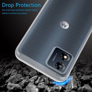 Motorola Moto E13 Suojakuori Kotelo (Läpikuultava)