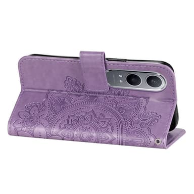 SKALO OnePlus Nord CE4 Lite 5G Mandala lompakkokotelo - Violetti