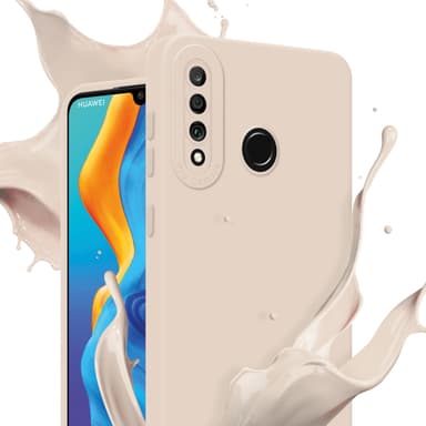 Huawei P30 LITE Suojakuori Kotelo (Vaaleanpunainen)