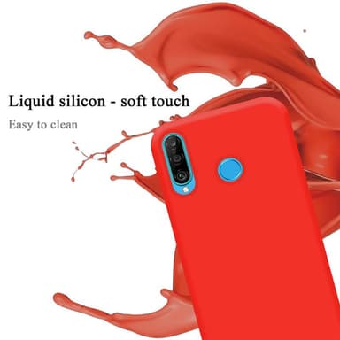 Huawei P30 LITE Suojakuori Kotelo Case (Punainen)