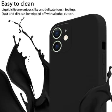 Suojakuori iPhone 12 MINI Kotelo (Musta)