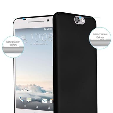 HTC ONE A9 Suojakuori Kotelo Cover (Musta)