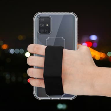 Samsung Galaxy A71 4G Suojakuori Kotelo (Musta)