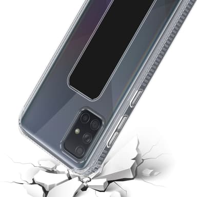 Samsung Galaxy A71 4G Suojakuori Kotelo (Musta)