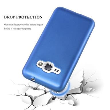 Samsung Galaxy J1 2016 Suojakuori Kotelo (Sininen)