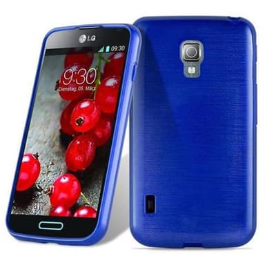 LG L7 II (2. SIM) Suojakuori Kotelo (Sininen)