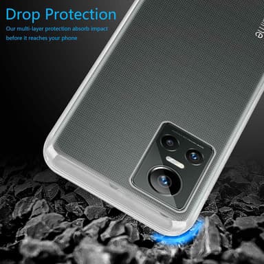 Realme GT Neo 3 Suojakuori Kotelo (Läpinäkyvä)