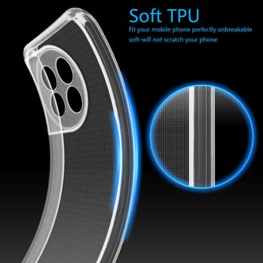 OnePlus 11 5G Suojakuori Kotelo (Läpikuultava)
