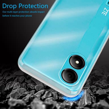 ZTE Blade A33S Suojakuori Kotelo (Läpikuultava)