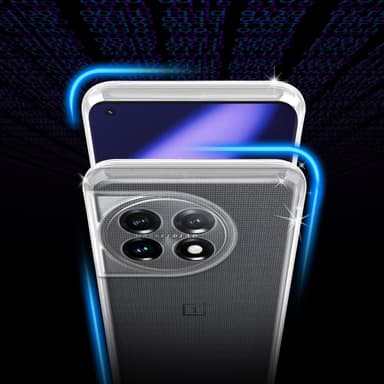 OnePlus 11 5G Suojakuori Kotelo (Läpikuultava)