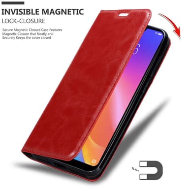 Vivo Y81i Suojakuori Lompakkokotelo (Punainen)