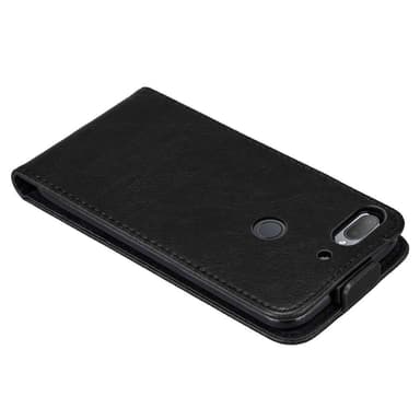 HTC Desire 12 PLUS Suojakuori Lompakkokotelo (Musta)