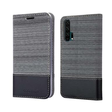 Honor 20 PRO Suojakuori Lompakkokotelo (harmaa)