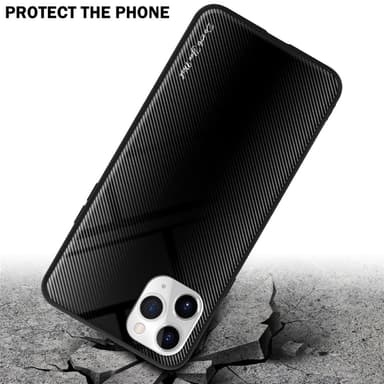 iPhone 11 PRO MAX Suojakuori Kotelo (Musta)