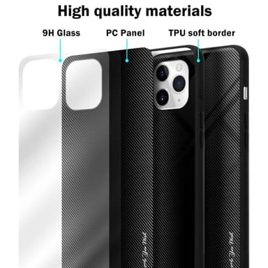 iPhone 11 PRO MAX Suojakuori Kotelo (Musta)