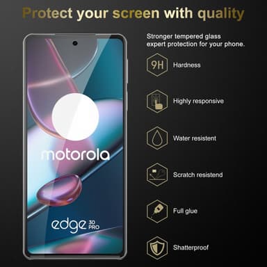 Motorola EDGE 30 PRO / EDGE+ Näytönsuoja Karkaistu lasi