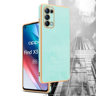 Oppo FIND X3 LITE Suojakuori Case Cover (Green)