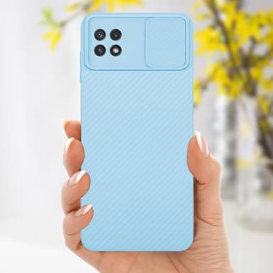 Samsung Galaxy A22 5G Suojakuori Kotelo (Sininen)