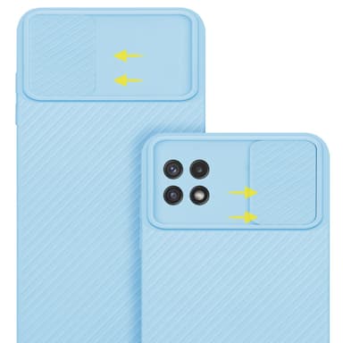 Samsung Galaxy A22 5G Suojakuori Kotelo (Sininen)