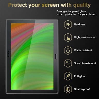 Lenovo Tab 4 10 PLUS (10.1 Zoll) 3x Suojakalvo