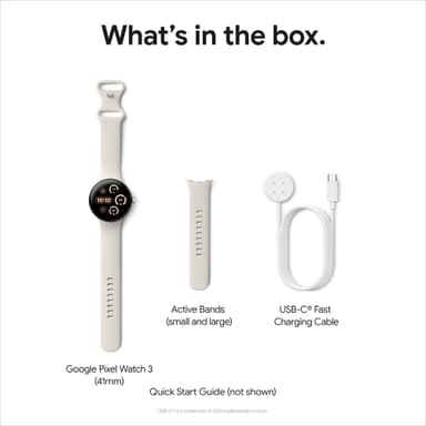 Google Pixel Watch 3 älykello 41 mm Wi-Fi (Obsidian)