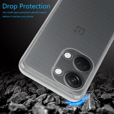 OnePlus Nord 3 5G Suojakuori Kotelo (Läpikuultava)