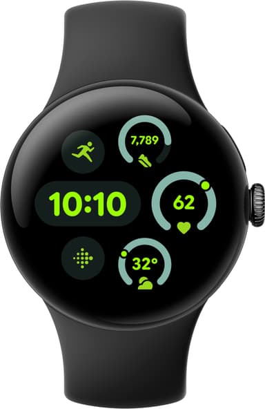 Google Pixel Watch 3 älykello 41 mm Wi-Fi (Obsidian)