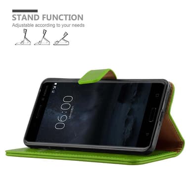 Nokia 6 2017 Suojakuori Lompakkokotelo Case